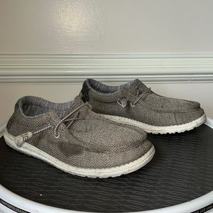 Hey Dude SZ 8 Wally Stretch Sand Dune Camo Comfort Slip on Woven Casual